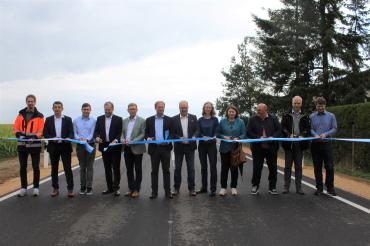 Straßeneröffnung Überacker