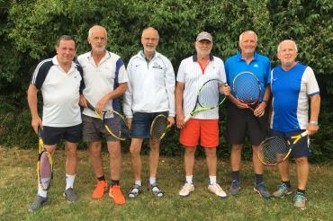 Auf dem Bild von links:  Peter Held, Josef Gottwald, Erich Schubert, Ralf Graf, Edi Veit, Konrad Endmeier