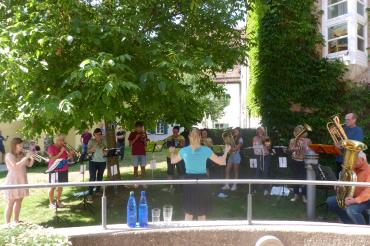 Standkonzert im Bürgerheim Nördlingen.