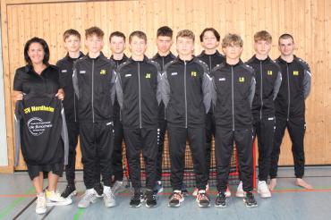 Die U17-Floorballer der SG SV Nordheim/TV Augsburg.