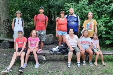 Der Familienwandertag des Sommerferienprogramms führte von Trochtelfingen aus über die Kapf, Richtung Utzmemmingen und endete in der Alten Bürg.