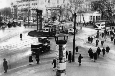 Filmstill aus „Berlin – Die Sinfonie der Großstadt“, 1927.