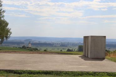 Die Wemdinger Zeitpyramide.