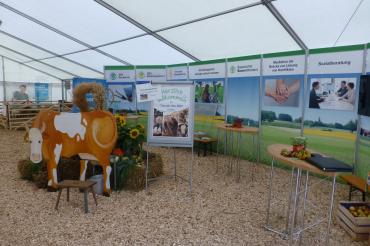 Tierzelt des Bayerischen Bauernverbandes