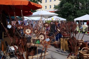 Der traditionelle Ökomarkt in Donauwörth.