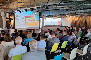 Unternehmerfrühstück in Rain am Lech. 