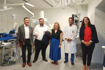 Das Bild zeigt das Herzkatheterlabor im Stiftungskrankenhaus Nördlingen