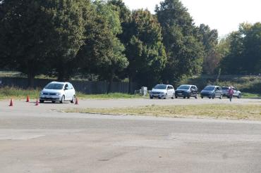 Das Bild zeigt das Fahrsicherheitstraining 2022