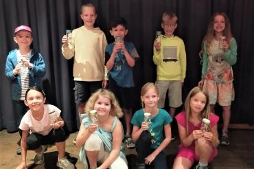 Die Kinder waren begeistert von dem Ferienprogramm im Heimatmuseum.