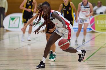 Das Bild zeigt Mariam Haslé-Lagemann Eigner Angels Basketball