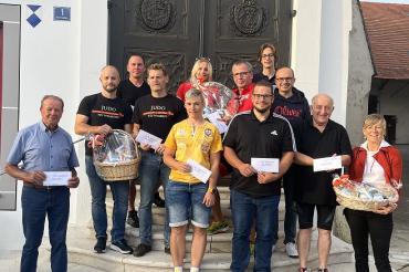 Die stolzen Sieger des Stadtradeln 2023 in Wemding.