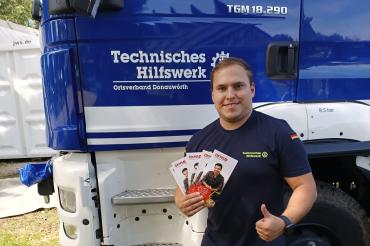 Der Stammzellenspender Sebastian Peikert vom THW.