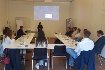 Das Bild zeigt einen Workshop des Wirtschaftsförderverbands.