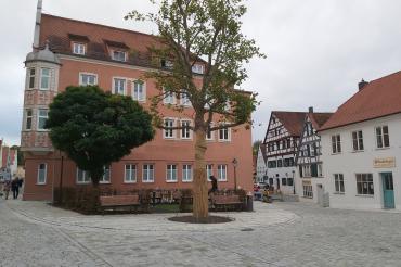 Das Bild zeigt den Gerd-Müller-Platz.