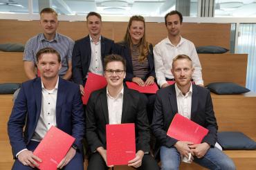 Absolventen des Studiengangs System Engineering im Jahr 2023.