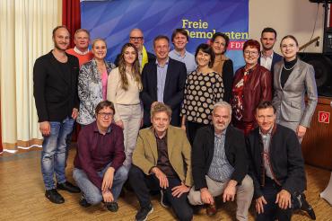 Die neue Vorstandschaft der FDP Schwaben.
