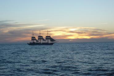 Das Bild zeigt (symbolisch) die letzte Reise.