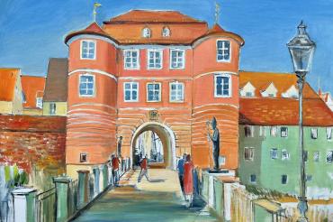 Das Bild zeigt das Rieder Tor.