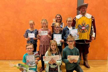 Die Preisträger des Sommerferien-Leseclubs Nördlingen.