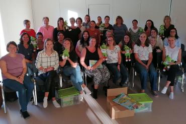 Die Kita Monheim nimmt am AOK-Präventionsprogramm „JolinchenKids“ teil.