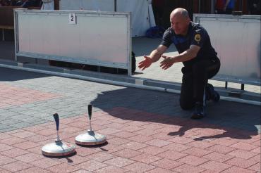 Achim Schreiber in Aktion.