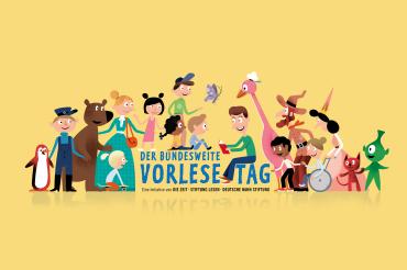 Das Logo vom Bundesweiten Vorlesetag.