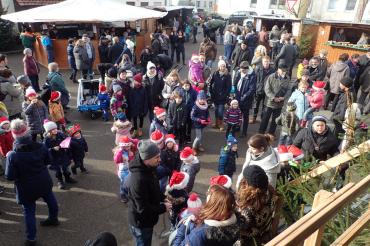 Das Bild zeigt den Weihnachtsmarkt Ehingen.