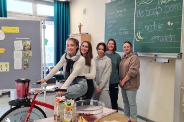 Das Bild zeigt ein Smoothie Bike.