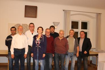 Das Bild zeigt die neu-gewählten Vertreter der Metallinnung Nordschwaben. Von links: Mario Litschko, Martin Peter, Johann Schneid, Daniela Neubauer-Kimmerle, Johann Demmler, Günter Dehler, Karl-Heinz Mayer, Josef Kaltenegger und Geschätsführer Christoph Schweyer.