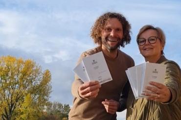 Öhlhorn und Huber mit Heftle.