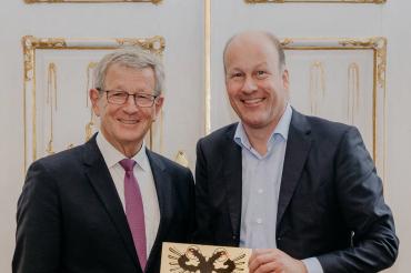 Auf dem Bild zu sehen (von links): Peter Schiele und Martin Sailer. 