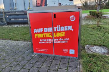 Das Bild zeigt die Sport-Box in Nordheim.