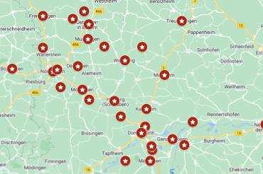 Die Weihnachtsmarktkarte 2023.