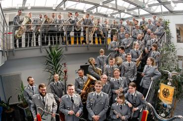 Benefizkonzert des Heeresmusikkorps Ulm anlässlich „100 Jahre Knabenkapelle Nördlingen“ am 13. März 2024.