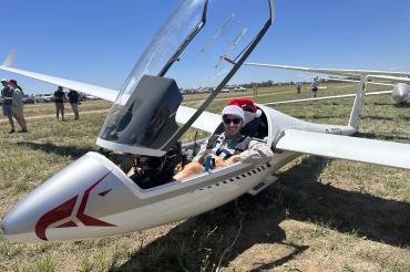 Stefan Langer wurde Dritter bei der Weltmeisterschaft der Segelflieger in Australien. 