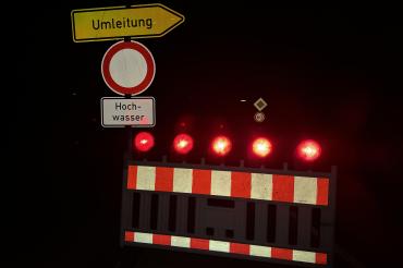 Hochwasser Umleitung