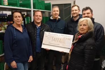 Tafel Andrea Strobl, Polkabären Jürgen Pollithy, BlasCapella Karlheinz Riehm und Christian Kanth, Polkabären Michael Stadlmayr, Tafel Maria Bauer