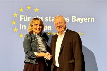 Anke Drukewitz mit Markus Ferber, MdEP.