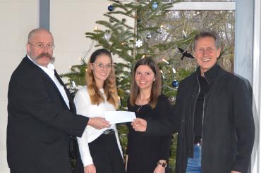 Das Bild zeigt die Spende von Telemeter Electronics.