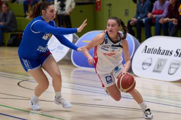 Die beste Dreierschützin der Liga, Nicole Brochlitz, möchte am morgigen Mittwochabend gegen den Zweitligameister von 2021 den Einzug ins Pokalviertelfinale perfekt machen. 