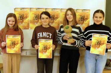 Marlena Graf, Maja Weißgerber, Ronja Ruf und Alina Bernt