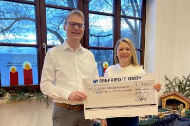 Auf dem Foto von links: Florian Seefried, Sonja Huber.