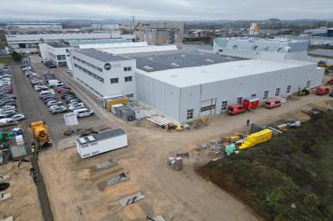 Auf dem Bild ist das Firmengelände der SPN zu sehen.