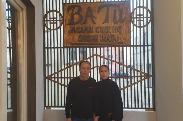 Die Besitzer das Restaurants Batu: Tan und Dao Hoang