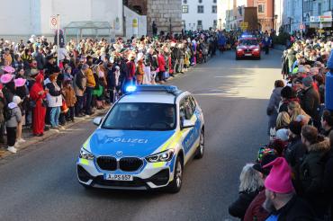 Polizei Faschingsumzug Donauwörth 2024