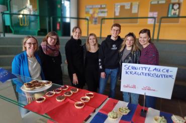 Das Bild zeigt den Deutsch-Französischen Tag an der FOSBOS Donauwörth.