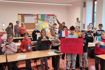 Im Schnupperunterricht lernten die Fünftklässler verschiedene französische Spezialitäten kennen. 