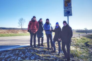 Auf dem Foto v.l.n.r.: Albrecht Röttger, Brigitte Mahnke, Martin Stümpfig, Eva Lettenbauer, Andreas Braun.