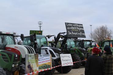 Bauernprotest Nördlingen am 08.01.2024