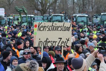 Bauernprotest Donauwörth am 08.01.2024